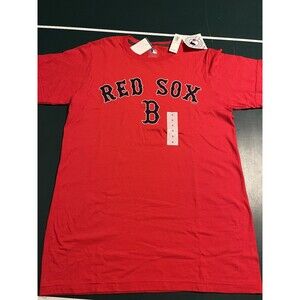 NEW Men’s MLB Boston Red Sox  Logo T-Shirt  SMALL Licensed Baseball Logo Soft